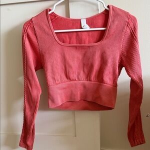 OFFLINE by Aerie: Coral long sleeve top